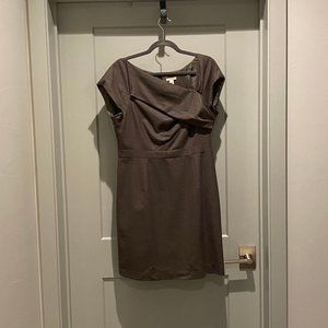 J. Crew Asymmetrical Cross-Front 100% Wool Dress